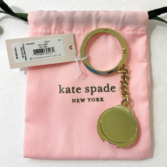 Kate Spade Ladybug Keychain Bag Charm NWT - Picture 5 of 6